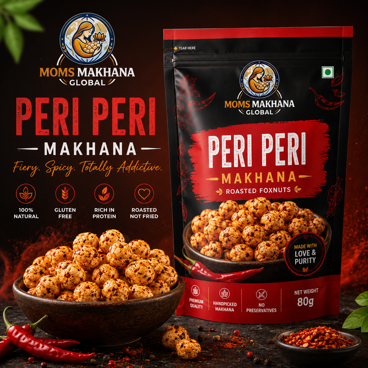 Peri Peri Makhana